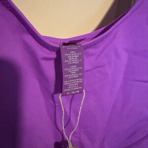 SKIMS Purple Scoop Neck Tank Top